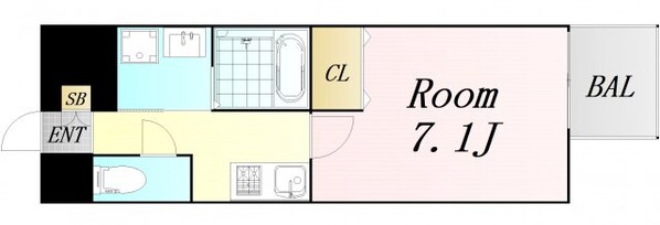 十三駅 徒歩15分 8階の物件間取画像